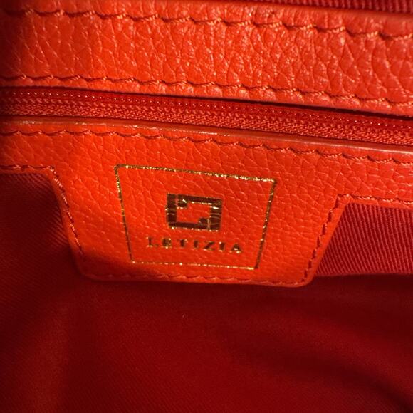 Letizia Large Red Tote Bag Purse, Spacious Shoulder Shopper, 17” Wide Xmas - Picture 7 of 8